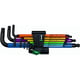 Clés mâles coudées 6 pans creux sphérique gainée 1,5 à 10 mm BlackLaser 950/9 Hex-Plus Multicolour 1 SB Jeu de 9 pièces