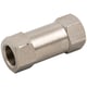 Clapet anti-retour femelle/femelle série 06062 - G1/4" - laiton nickelé - 06062 1/4