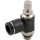 Régulateur de débit bi-directionnel 55925 - laiton - 1/4 - 8 mm