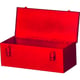 Boîte à outils métallique vide avec porte cadenas - 430X160X130 mm