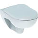 Pack WC suspendu Renova RIMFREE 54cm, abattant ralenti et déclipsable blanc