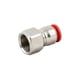 Raccord droit femelle série 50030 - D=8 mm - G3/8" - laiton nickelé - 50030 8-3/8