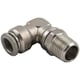 Raccord instantané équerre mâle orientable 60110X - 1/4 - 6 mm - acier inoxydable 316L