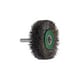 Brosse à fil circulaire sertie, pour perceuses électriques et les machines à grande vitesse - fil inox