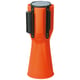 Dérouleur de sangle pour cônes - Longueur de sangle : 3 m - Largeur de la sangle : 50 mm - Coloris de sangle : rouge et blanche