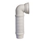 Pipe coudée souple extensible MULTIPIPE D93/100mm L235 à 380mm