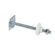 Fixation chauffe-eau à sceller en acier zingué - Longueur de la vis : 140 mm - Diamètre de vis : 10 mm - sachet de 4