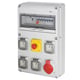 Coffret électrique de chantier triphasé Q-DIN 14 ASC - 40 A - 4 P 230 V 16 A + 1 P 400 V 32 A + AU