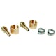 Raccord pour tuyau de soudage 963R - 6,3 mm (lot de 2)