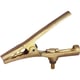Pince de masse crocodile bronze - laiton