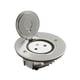 Prise de sol avec platine ronde MOSAIC - 2P+T - 16A -250 V