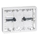 Cadre en saillie pour appareillage 1P 12M MOSAIC - 237 x 166 x 50 mm - blanc