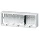 Cadre en saillie pour appareillage horizontal 1P 8M MOSAIC - 225 x 83 x 40 mm - blanc