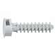 Embase à cheville Colson pour perçage - diam. 8 mm - gris