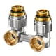 Raccord d'arrêt équerre ZB Multiflex F - 1/2" x 3/4"