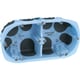 Boîte d'encastrement XL AIR METIC D67 x 40 - 2 postes - entraxe 71 mm