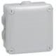 Boîte de dérivation carrée PLEXO 1/4 de tour - 105 x 105 x 55 mm - gris