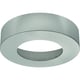Boîtier d'appareillage en applique rond diamètre 65 mm argent