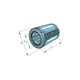 Douille à billes KS20-PP - Diamètre intérieur : 20 mm - Diamètre extérieur : 32 mm - Largeur : 45 mm