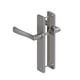 Ensemble sur grande plaque FLEX chromé satin