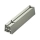 Support de climatisation PVC ivoire pour charge maximale : 300 kg/pied - Longueur : 450 mm - Hauteur : 100 mm