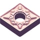 Plaquette de tournage négative carbure CNMG-MS3 - Longueur d'arête de coupe : 12,9 mm - Rayon : 1,2 mm - Revêtement : PVD - TP30BM