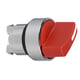 Tête de bouton tournant à manette lumineux Harmony XB4 - 22 mm - 2 positions fixes - rouge
