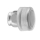 Tête de bouton-poussoir + capuchon IP69K Harmony XB4 - 22 mm - noir