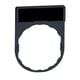 Porte-étiquette Harmony série ZBY - 30x40 - étiquette noir 8x27 - étiquette vierge - ZBY2101