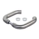 Béquille double renforcée  inox 3006I-H carré de 8 x 120 mm