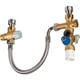 Kit de sécurité pour chauffe-eau KMIXVE - laiton chromé - 3/4''