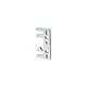 Gâche plate pour serrure de porte de garage EA571301 zingué
