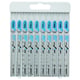 Kit de 10 lames de scie sauteuse BASIC FOR METAL