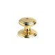 Bouton de porte LYONNAIS laiton poli PVD diamètre 75 mm