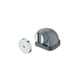 Butoir de porte au sol renforcé à ressort 246 plastique gris force 20 kg