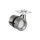 Roulette de meuble sur platine bandage plastique 660.33