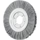 Brosse à fil circulaire plate non torsadé RBU - fil carbure de silicium 0,9 mm - 150 x 16 mm