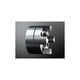 Moyeu fendu pour accouplement ROTEX GS 19 - Diamètre : 2 mm - Aluminium