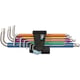 Clés mâles coudées inox gainées gainées multicouleurs 6 pans creux 3950/9 Hex-Plus Multicolour Stainless 1 - 1,5 à 10 mm Jeu de 9 pièces