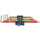 Clés mâles coudées inox gainées gainées multicouleurs Torx® 3967/9 TX SXL Multicolour HF Stainless 1 T8 à T40 - Jeu de 9 pièces