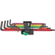 Clés mâles coudées sphériques gainées multicouleurs Torx® 967/9 TX XL Multicolour 1 - T8 à T40 Jeu de 9 pièces