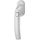 Poignée de fenêtre à bouton poussoir ATLANTA blanc RAL 9016 carré de 7 mm longueur 35 mm