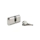 Cylindre ovale 2 entrées 30 x 30 mm laiton nickelé