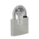 Cadenas à clé laiton nickelé anse inox CITY MARINE varié avec 3 clés largeur 35 mm