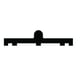 Rail plât pour menuiserie coulissante bois 9-08228-67 - 9-08228-67-0-1