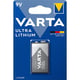 Pile ULTRA LITHIUM - Type de pile : 6LR61/LR61 - Tension : 9V - Nombre de piles : 1 - Type de conditionnement : blister