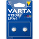 Pile bouton alcaline V13GA LR44 - Type de pile : LR44 - Tension : 1,5 V - Nombre de piles : 2 - Type de conditionnement : blister