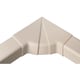 Goulotte d'angle interne réglable blanc crème IR - 8
