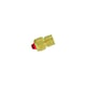 Raccord d'arrosage automatique bague rouge en laiton