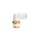 Raccord instantané coudé KQ2L-M - 4 mm - M5x0,8 - laiton
